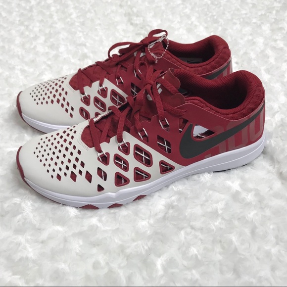 NEW Nike Oklahoma Sooners Speed 4 Amp Sneaker Red - Picture 3 of 8
